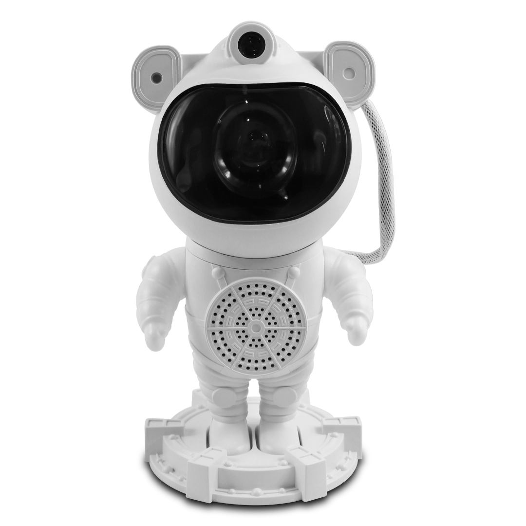 Bocina de Astronauta Playbox Blanco Proyector de Estrellas