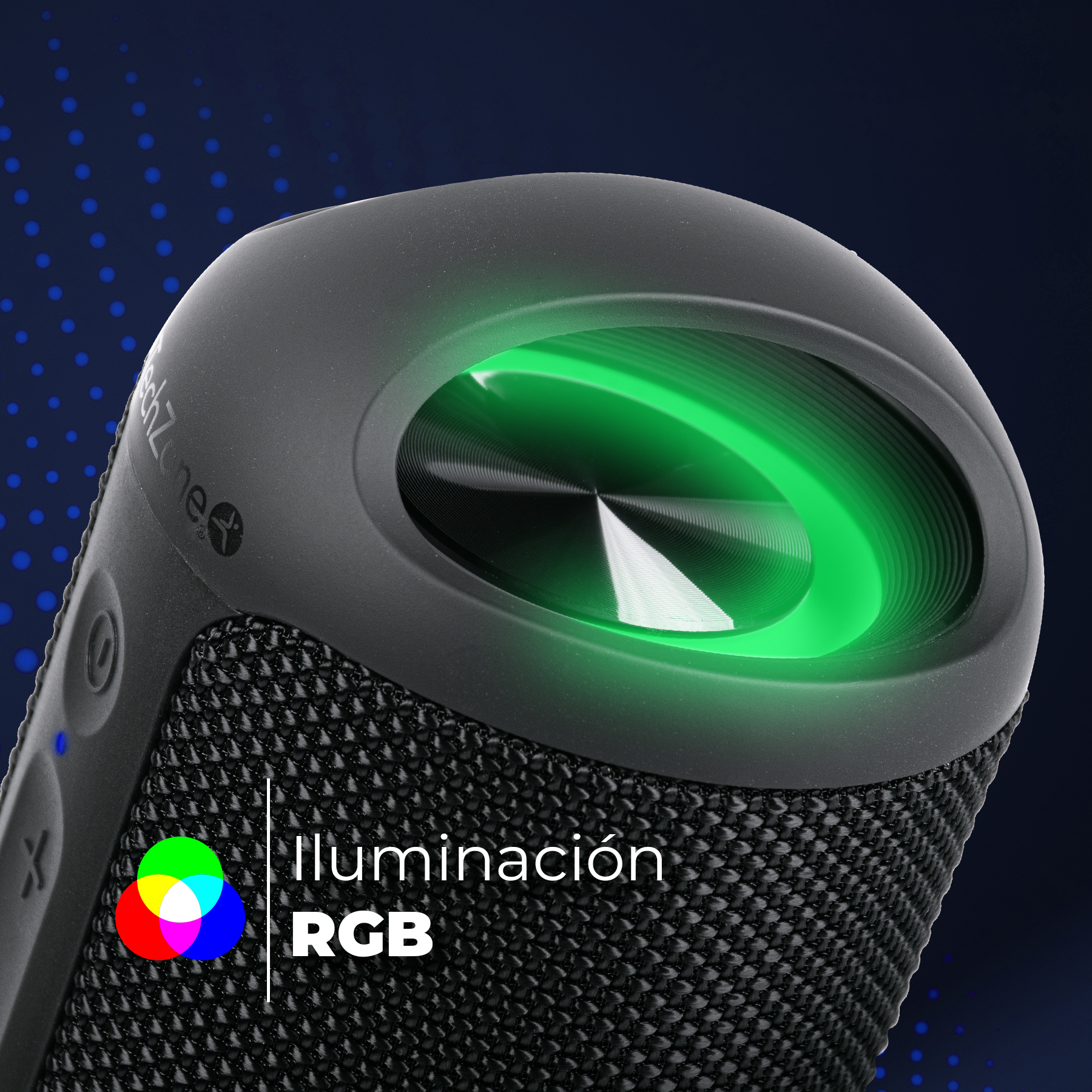 Foto 6 | Bocina Estéreo Techzone Apolo Bluetooth Portátil y Rgb Tws