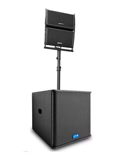 Foto 1 | Sistema Subwoofer Steelpro Negro con Bluetooth