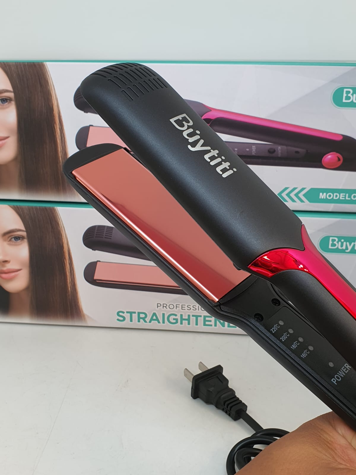 Foto 5 pulgar | Plancha para Cabello Buytiti Negra