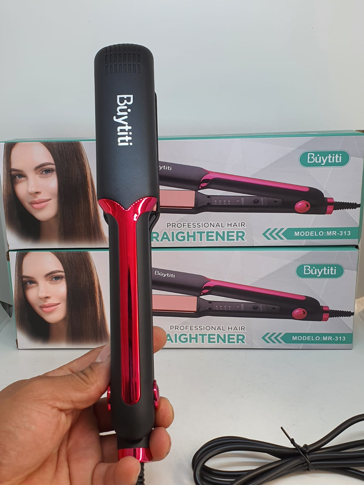 Foto 7 pulgar | Plancha para Cabello Buytiti Negra