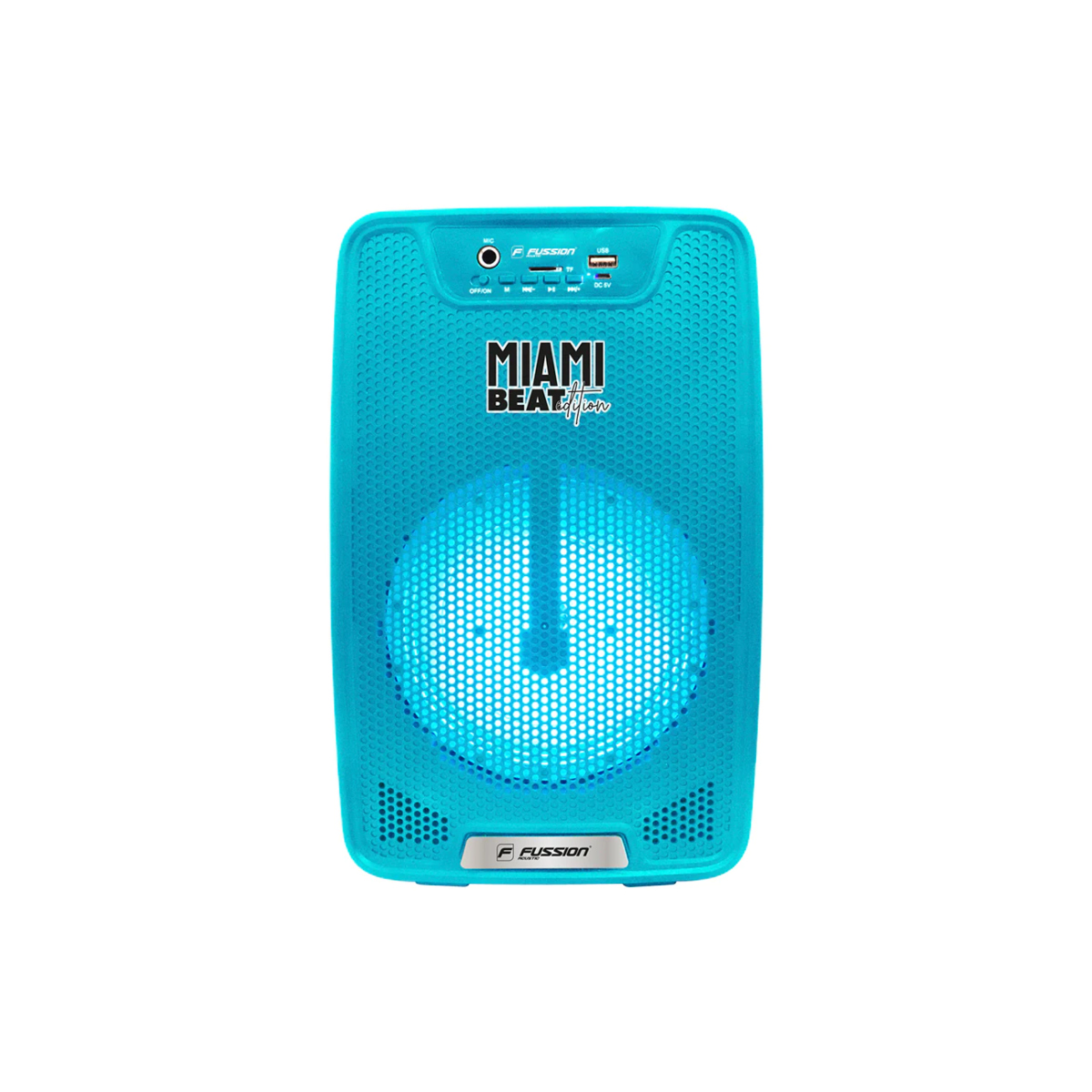 Bafle Recargable 6.5'' Bluetooth Fussion Accustic Pbs-65026aq Color Azul