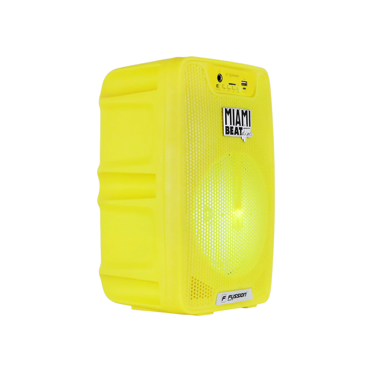 Foto 3 pulgar | Bafle Recargable 6.5'' Bluetooth Fussion Pbs-65026yl  Amarillo