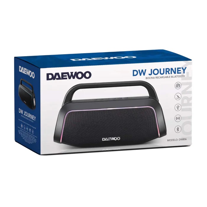 Foto 2 | Bocina Bluetooth Recargable Daewoo Dw-806