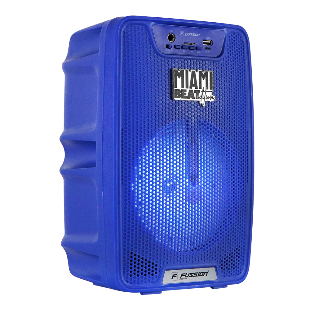 Foto 3 | Bafle Amplificado Azul Pbs-65026BL Miami Beat