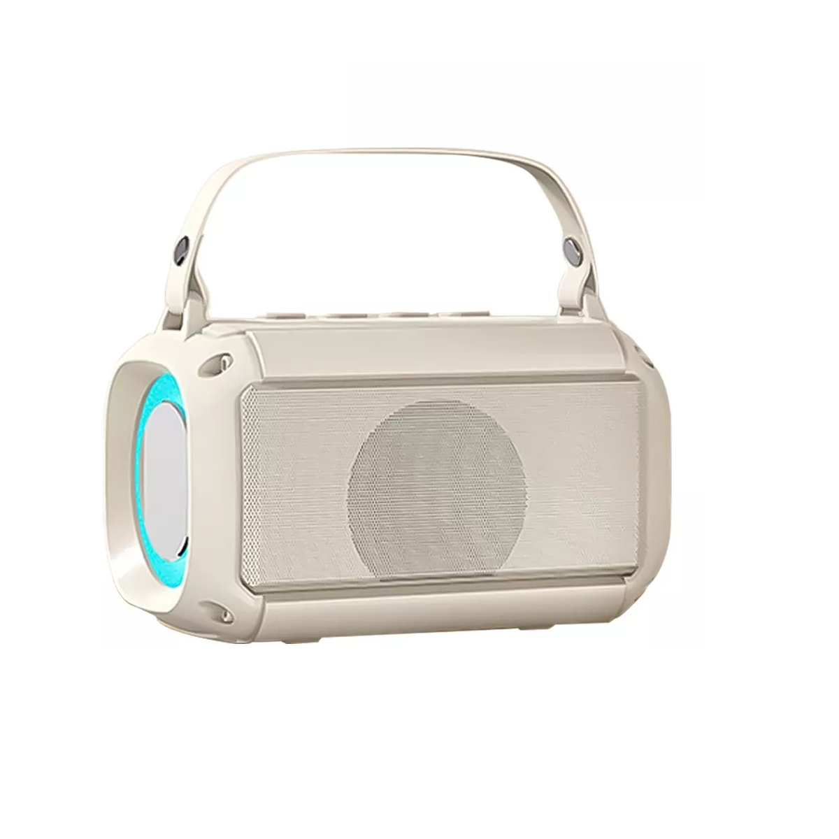 Bocina Bluetooth de Karaoke con Dos Micrófonos Inalámbricos Eo Safe Imports Esi-13041 Beige