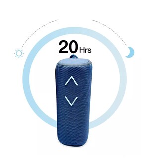 Foto 2 | Bocina Bluetooth Portátil Lab.G Recargable Azul