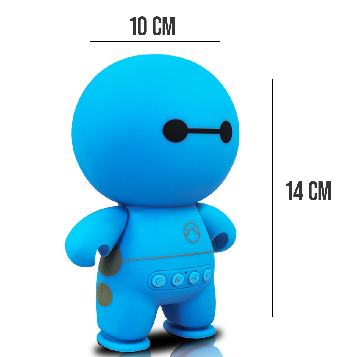 Foto 2 | Bocina Altavoz Diseño Baymax A9 Recargable Azul