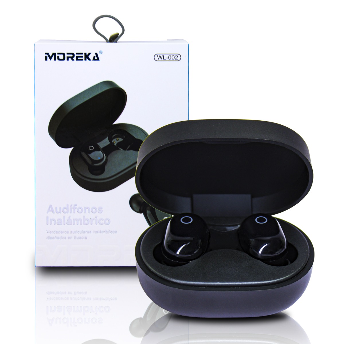 Foto 2 pulgar | Auriculares Moreka Negros In-ear Wl-002 Negros