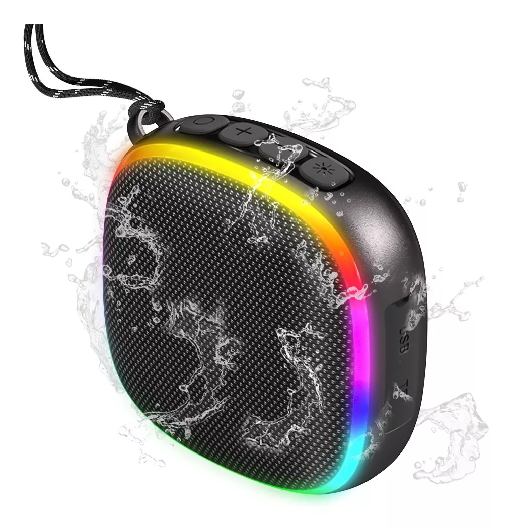 Foto 2 | Bocina Bluetooth Belug Portátil Impermeable para Deportes Negra