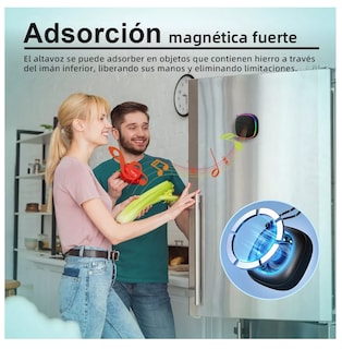 Foto 5 | Bocina Bluetooth Portátil Impermeable Para Deportes Negra