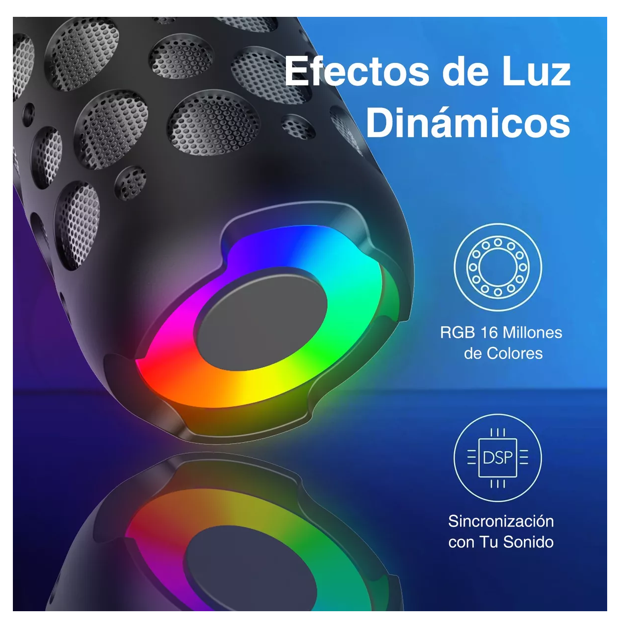 Foto 4 pulgar | Bocina Bluetooth con  Tws Audífonos Recargable Altavoz K045 Negro