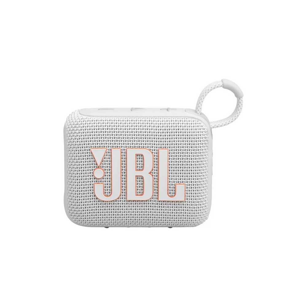 Bocina JBL Blanca Go 4 Portátil Bluetooth 4.2 Impermeable