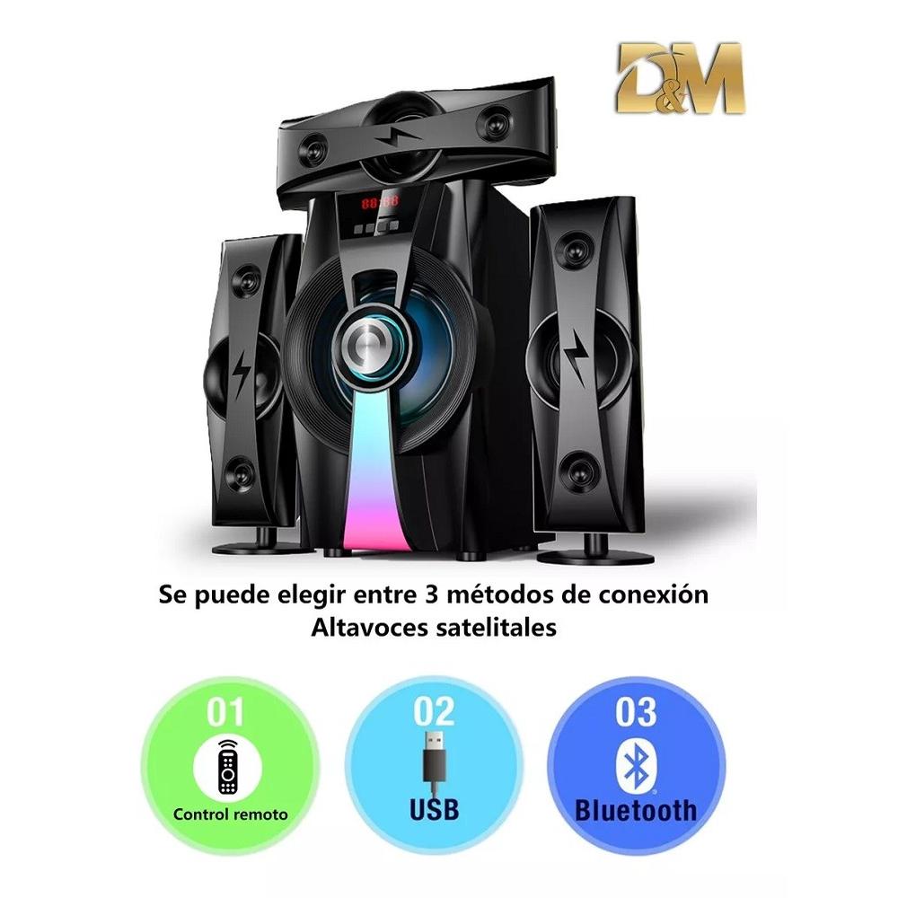 Foto 3 | Sistema de Sonido Multimedia RCA USB Bluetooth L4 60W RMS