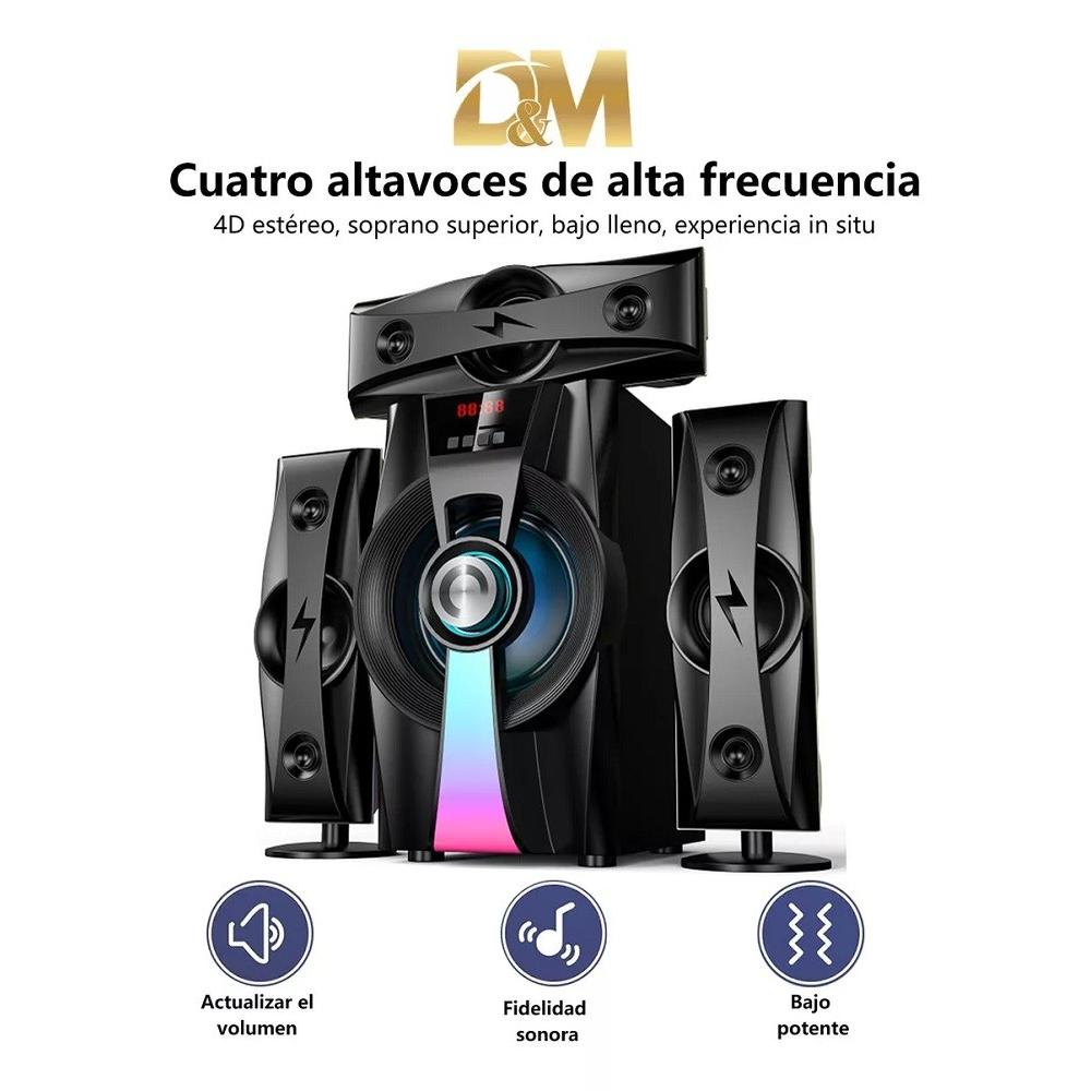 Foto 8 pulgar | Sistema de Sonido Multimedia RCA USB Bluetooth L4 60W RMS