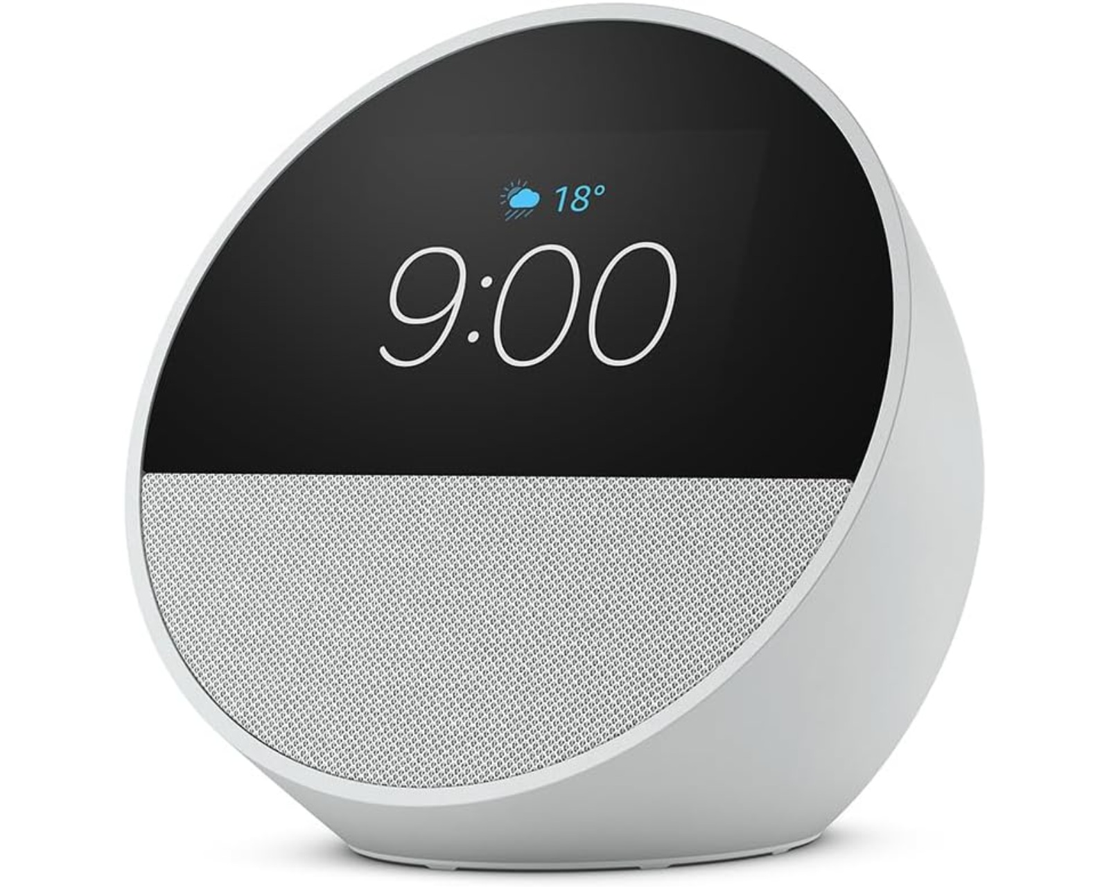 Foto 2 pulgar | Amazon Echo Spot Alexa Con Despertador Inteligente Blanco