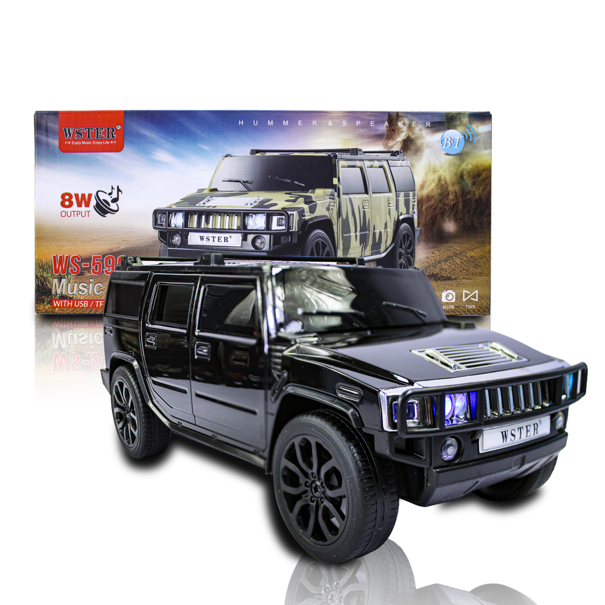 Bocina Altavoz Playbox Camioneta Hummer