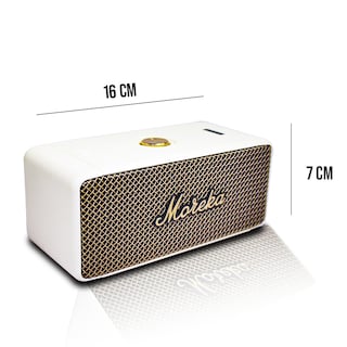 Foto 2 | Moreka Bocina Bluetooth Inalámbrico 10w Resistente Al Agua Blanca