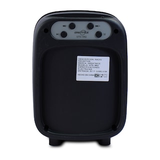 Foto 5 | Bocina Bluetooth Gts-1862 4 Pulgadas Luz Led 8w Color Negro