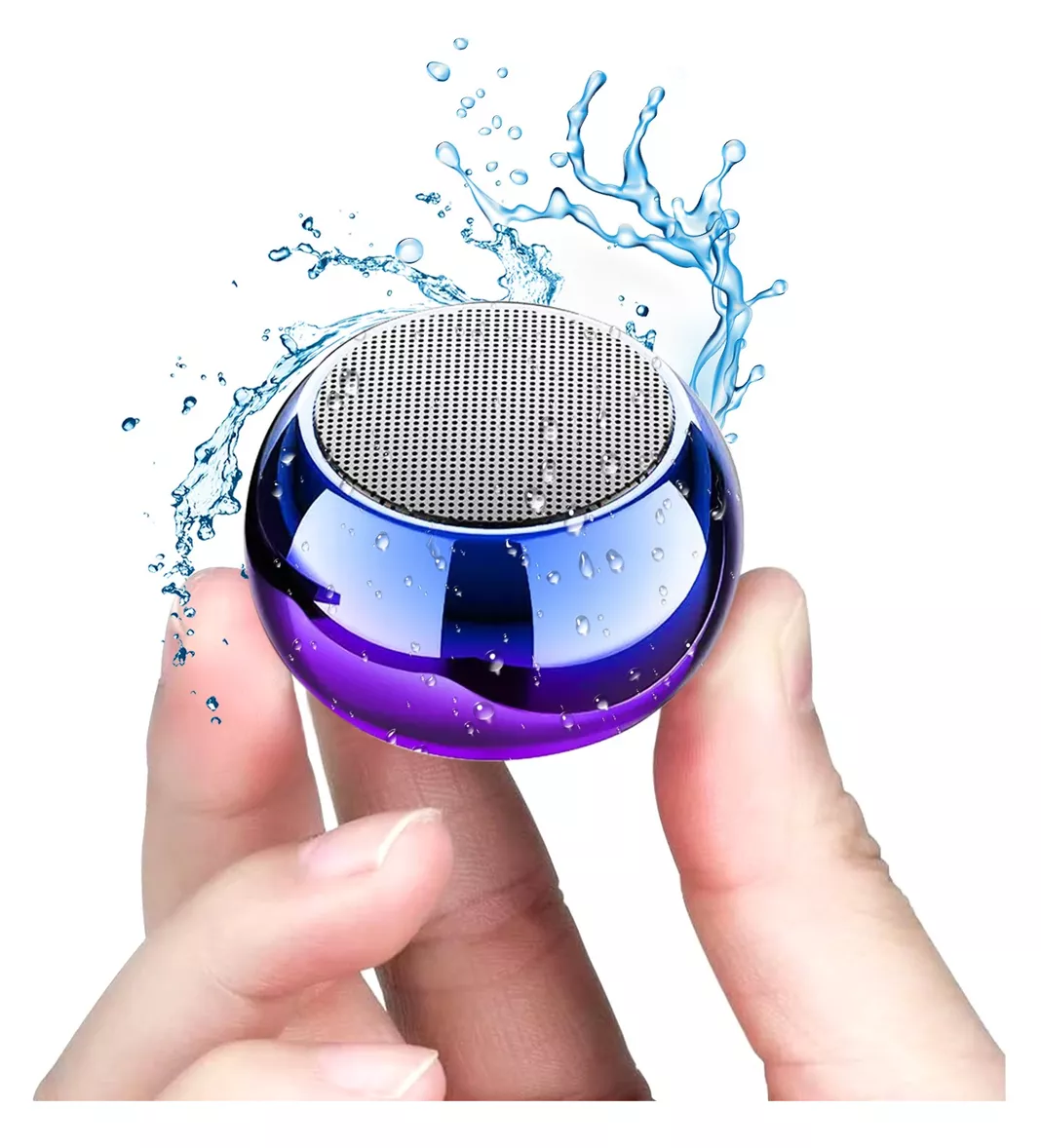 Foto 5 pulgar | Mini Altavoz Portátil Inalámbrico Bajo Tws Bluetooth Altavoz Azul