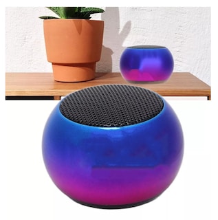 Foto 3 | Mini Altavoz Portátil Inalámbrico Bajo Tws Bluetooth Altavoz Azul