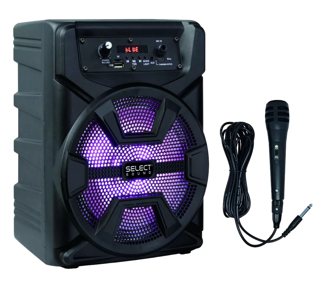 Bocina Amplificador 8 Select Sound Hero Tws Bluetooth 2500w Color Negro $1,309