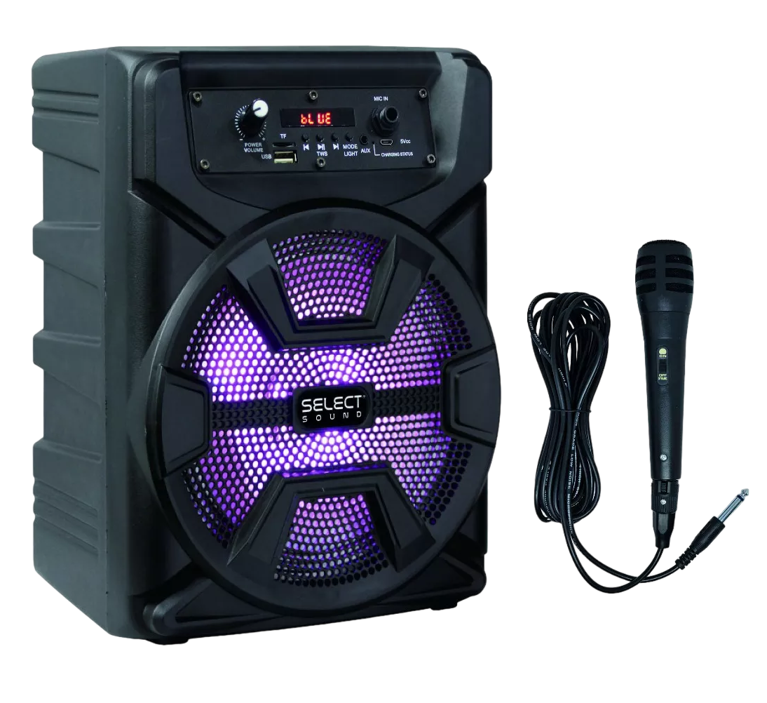 Foto 1 | Bocina Amplificador 8 Select Sound Hero Tws Bluetooth 2500w Color Negro