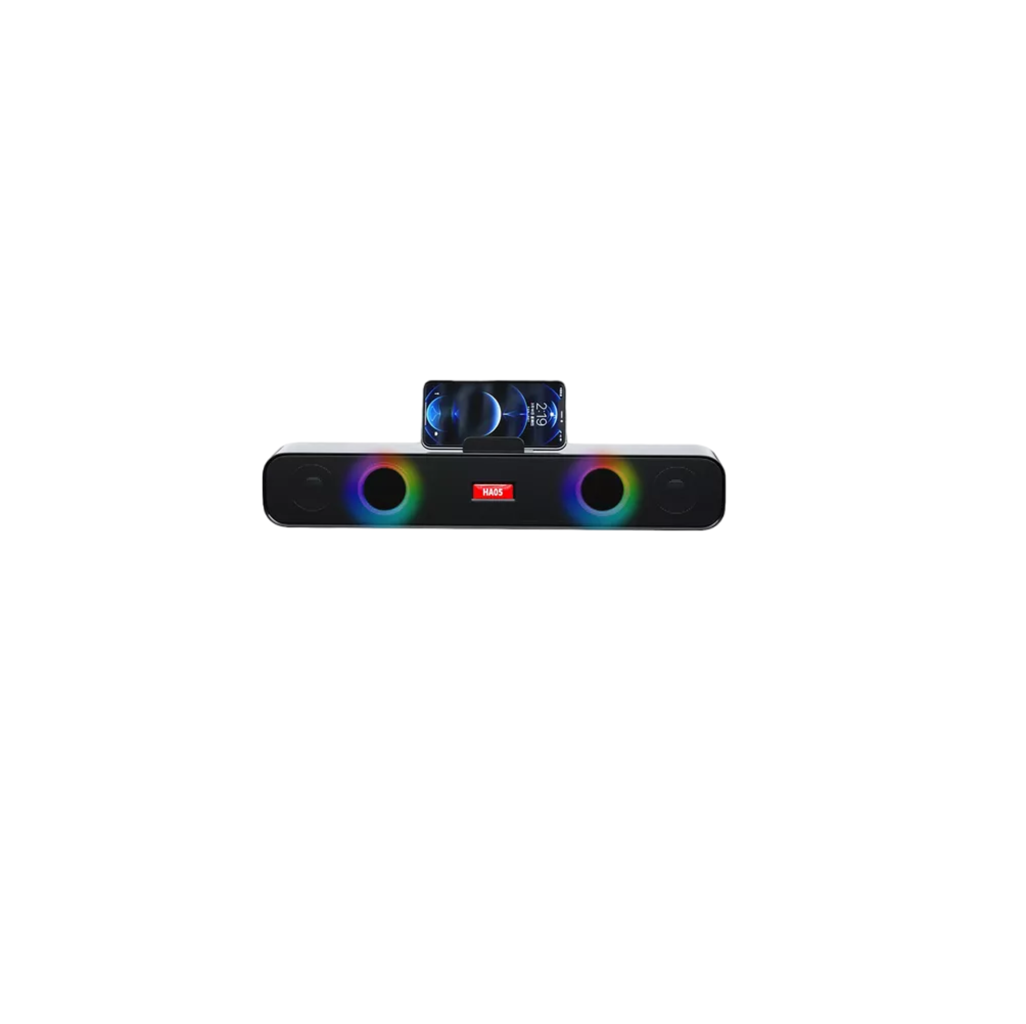 Foto 2 pulgar | Barra De Sonido Para Pc Tv Bocinas Inalámbrica Bluetooth Rgb Negro