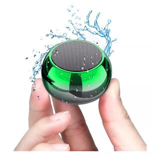Foto 2 | Mini Altavoz Portátil Inalámbrico Bajo Bluetooth Altavoz Eo Safe Imports Esi-14563 Verde
