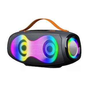 Foto 1 | Bocina Inalámbrico Bluetooth Portátil Subwoofer Rgb Eo Safe Imports Esi-14556 Negro