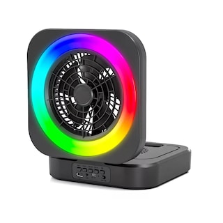 Foto 1 | Bocina Bluetooth Portátil Multifuncional Con Ventilador Rgb Eo Safe Imports Esi-14565 Negro