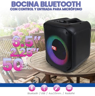 Foto 4 | Bocina Portátil Fol Fs-l1206 con Bluetooth