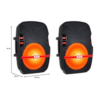 Foto 8 | Sistema de Audio Doble Kaiser 8 con 10,000 W PMPO y Tecnología Link