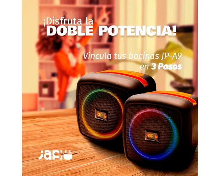 Foto 4 pulgar | Japi Bocina Bluetooth Portátil Jp-a9 Con Luces Led Y Radio