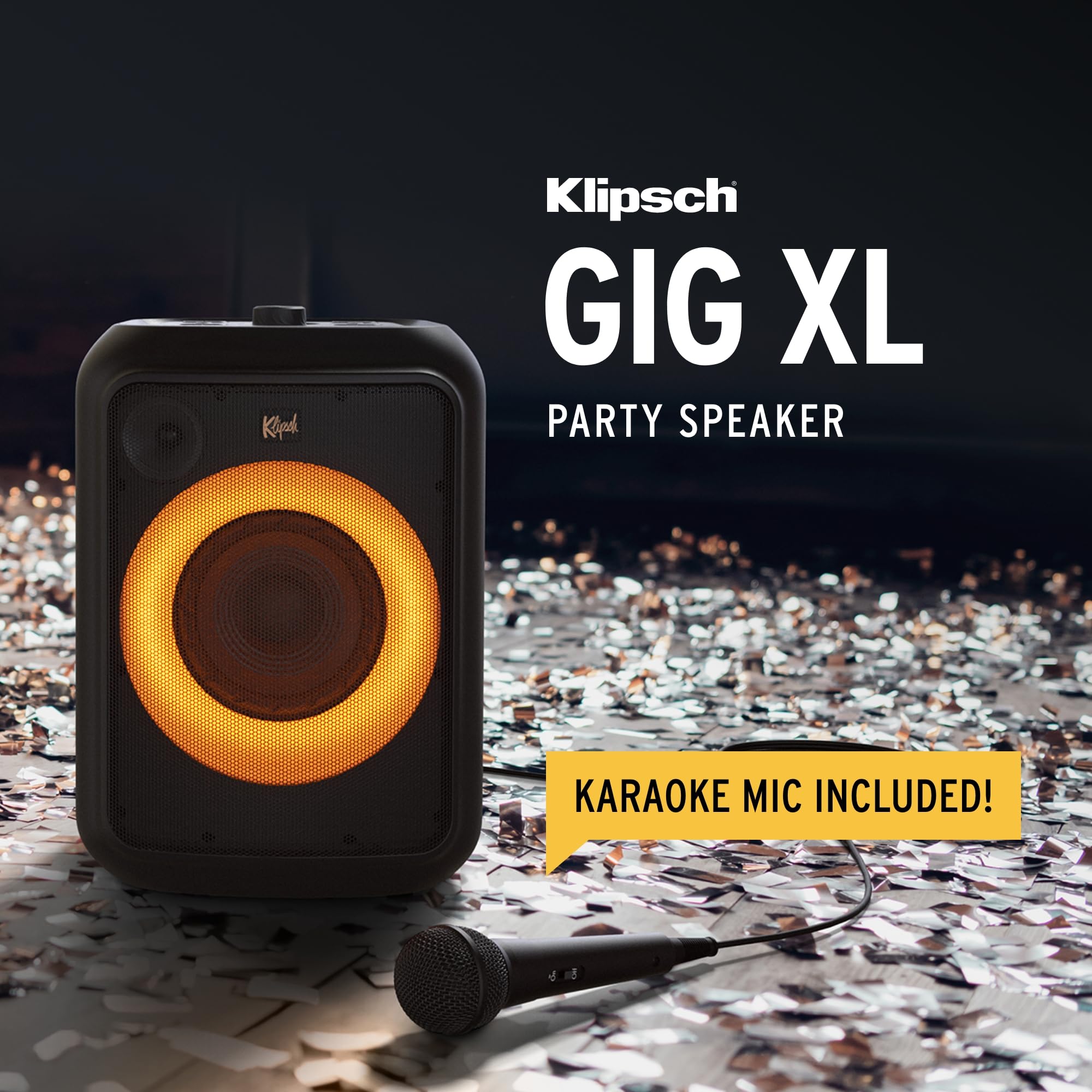 Foto 3 pulgar | Altavoz Inalámbrico Portátil Klipsch Gig Xl Con Micrófono De Karaoke - Venta Internacional.