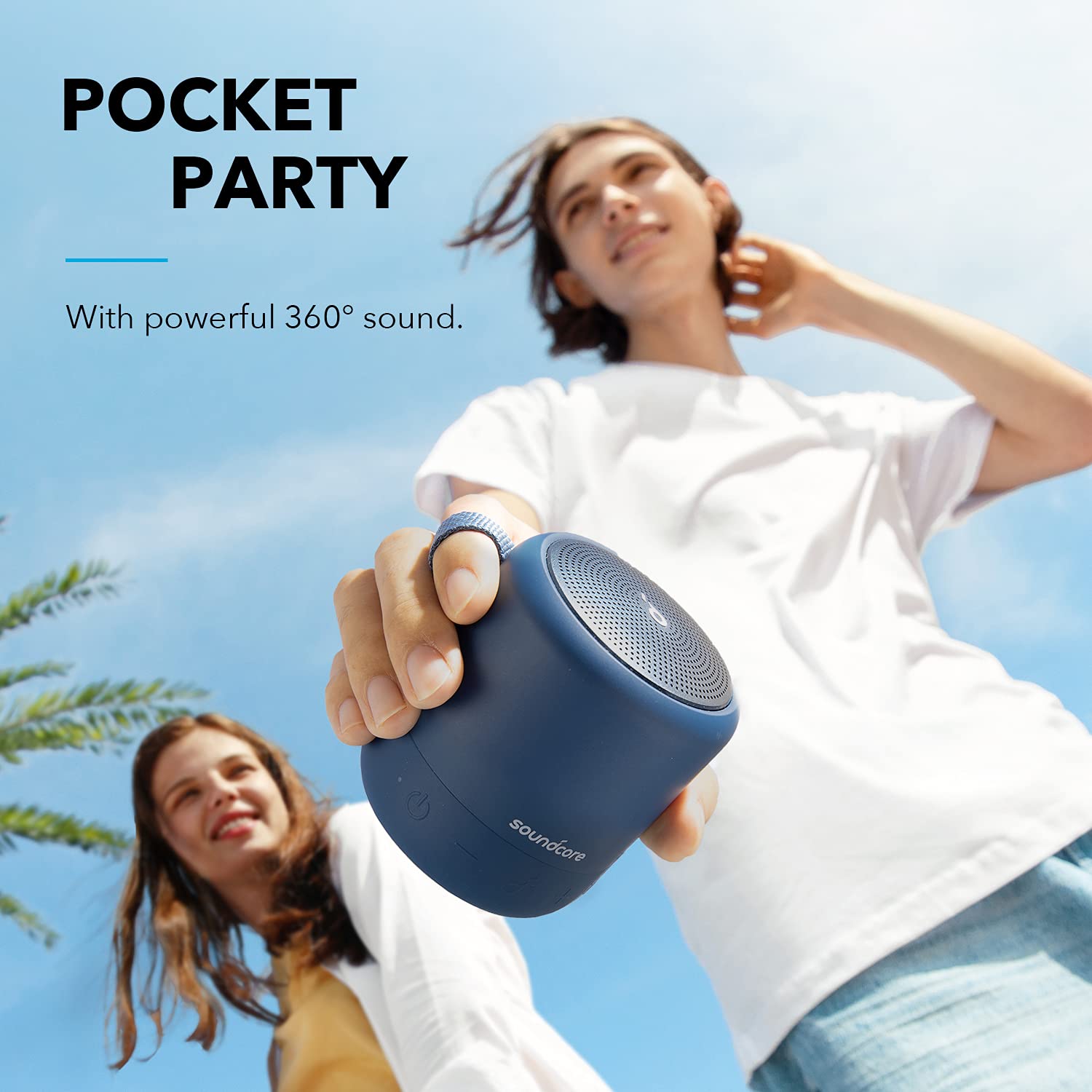 Foto 3 pulgar | Altavoz Bluetooth Soundcore Anker Mini 3 Resistente Al Agua Ipx7 Azul - Venta Internacional.