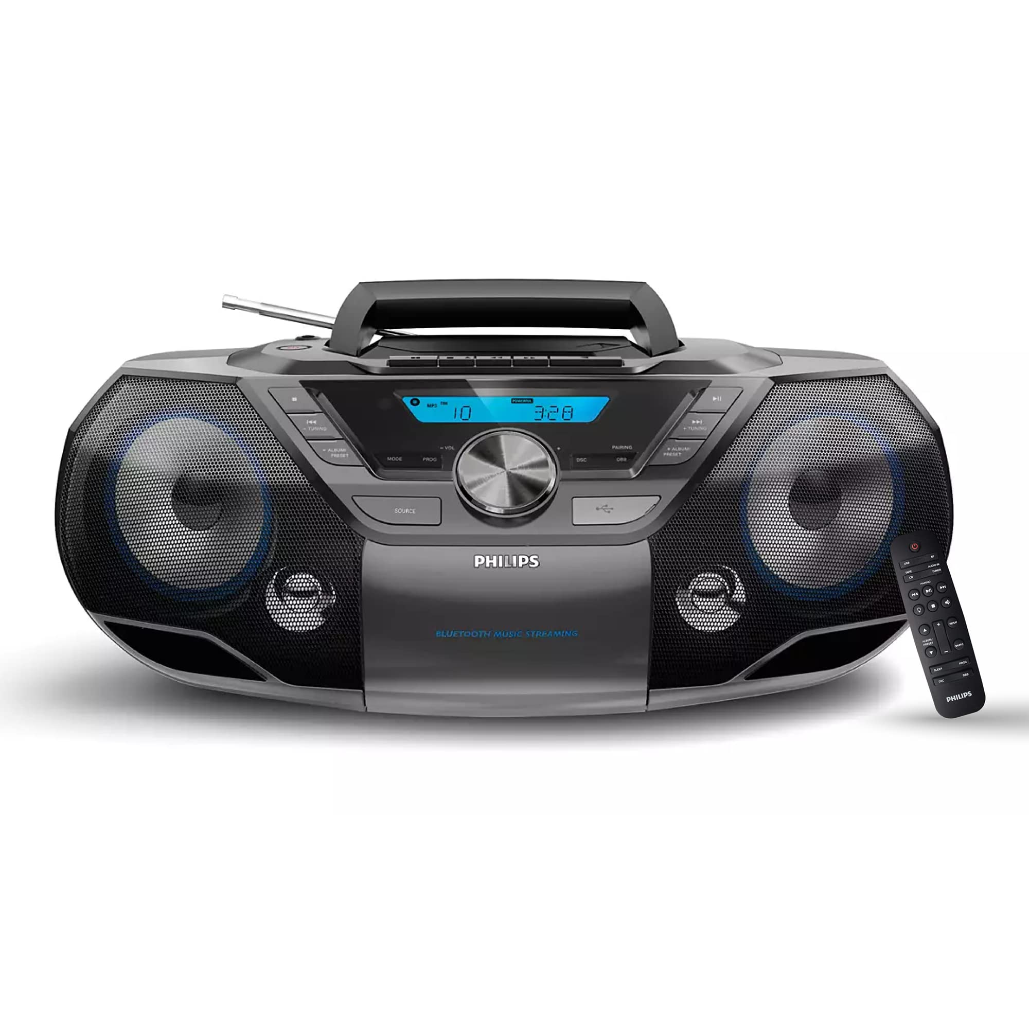 Reproductor De Cd Portátil Bluetooth Con Casete Philips Boombox - Venta Internacional.