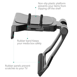 Foto 6 | Estante Superior de TV Wali Tsh003 Negro para Dispositivos de Streaming - Venta Internacional
