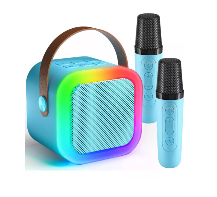 Máquina De Karaoke Altavoz Bluetooth Para Niños 2 Micrófonos Wünd