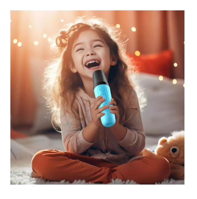 Foto 4 pulgar | Máquina De Karaoke Altavoz Bluetooth Para Niños 2 Micrófonos Wünd