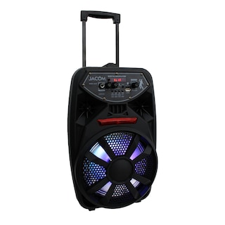 Foto 4 | Bocina Portátil Bt Recargable 8'' Jk-05 Con Micrófono Y Luz Led