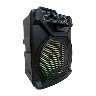 Foto 2 | Bocina Portátil Bt Recragable 8'' Jk-09 Con Micrófono Y Luz Led