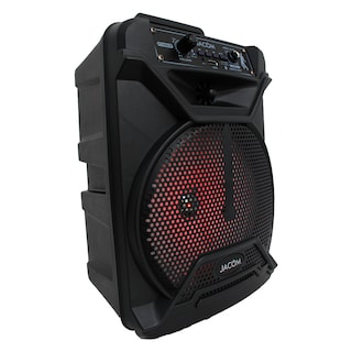 Foto 3 | Bocina Portátil Bt Recragable 8'' Jk-09 Con Micrófono Y Luz Led