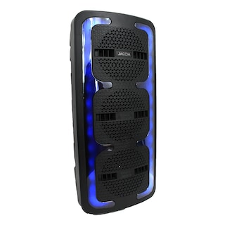 Foto 2 | Bocina Portátil Bt Recragable 3x6.5'' Jk-12 Con Micrófono Y Luz Led