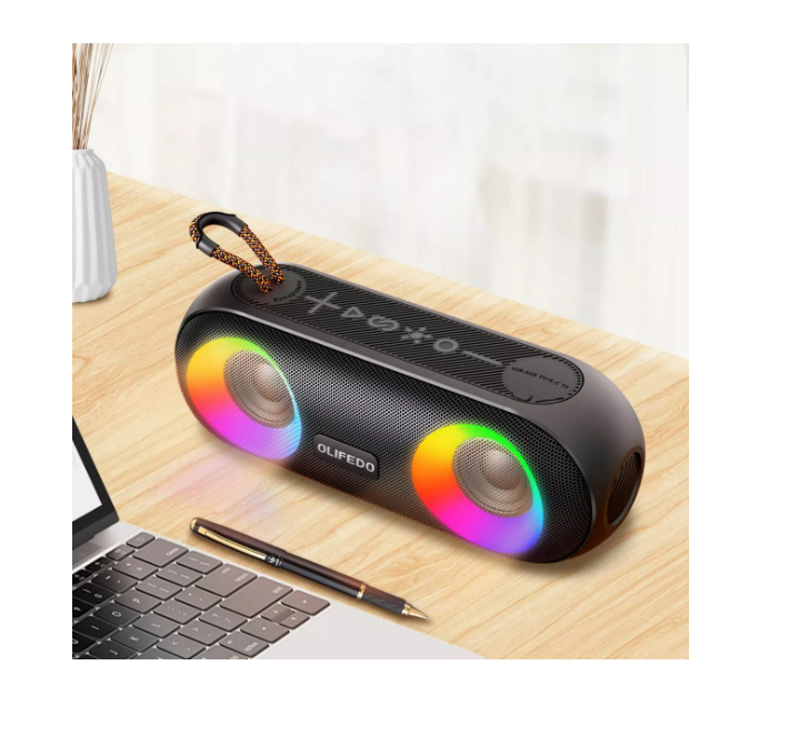 Foto 4 pulgar | Bocina Bluetooth Altavoz Portátil Impermeable Con Rgb Luces Wünd