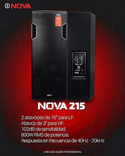 Foto 6 | Bocina Portátil Vamav Nova 215 Negra con Bluetooth y Consola de DJ Integrada