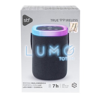 Foto 8 | Bocina Inalámbrica Portátil Stf Lumo Totem 3'' Con Luz Rgb