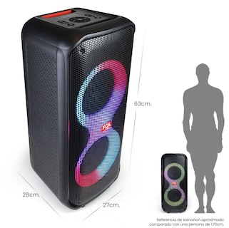 Foto 4 | Bocina Fol Inalámbrica Bluetooth Portátil Recargable Negro Fs-l2206