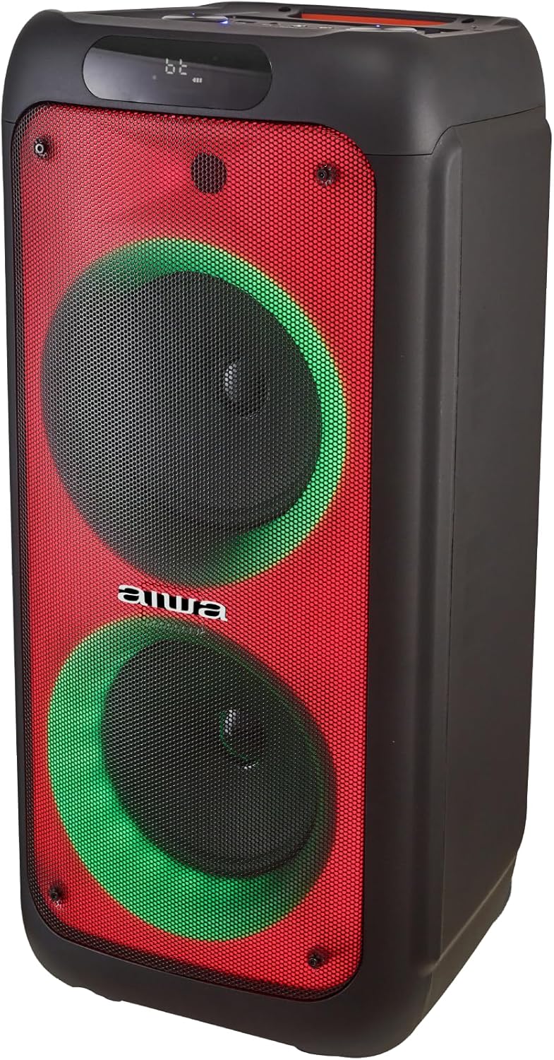 Foto 4 pulgar | Aiwa Bocina Bluetooth Con Luces Led Y Micrófono Inalámbrico, 800w Pmpo - Awpoh1d