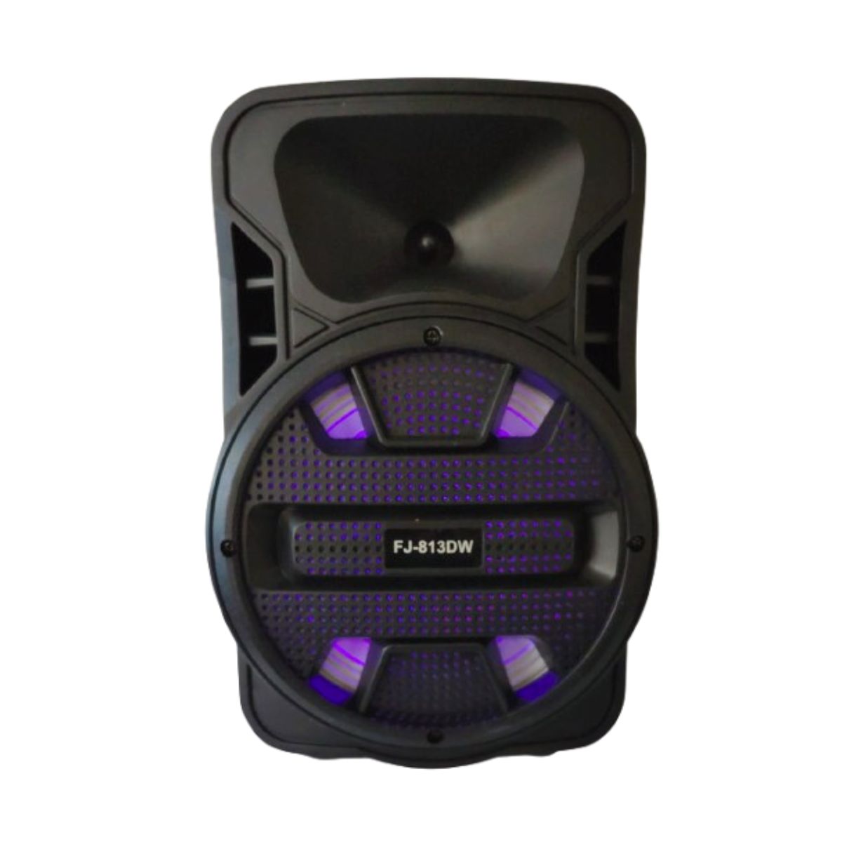 Foto 6 pulgar | Bocina Party Box Fj813dw Portátil 8” Con Bluetooth, Luces Rgb, Usb – Negra